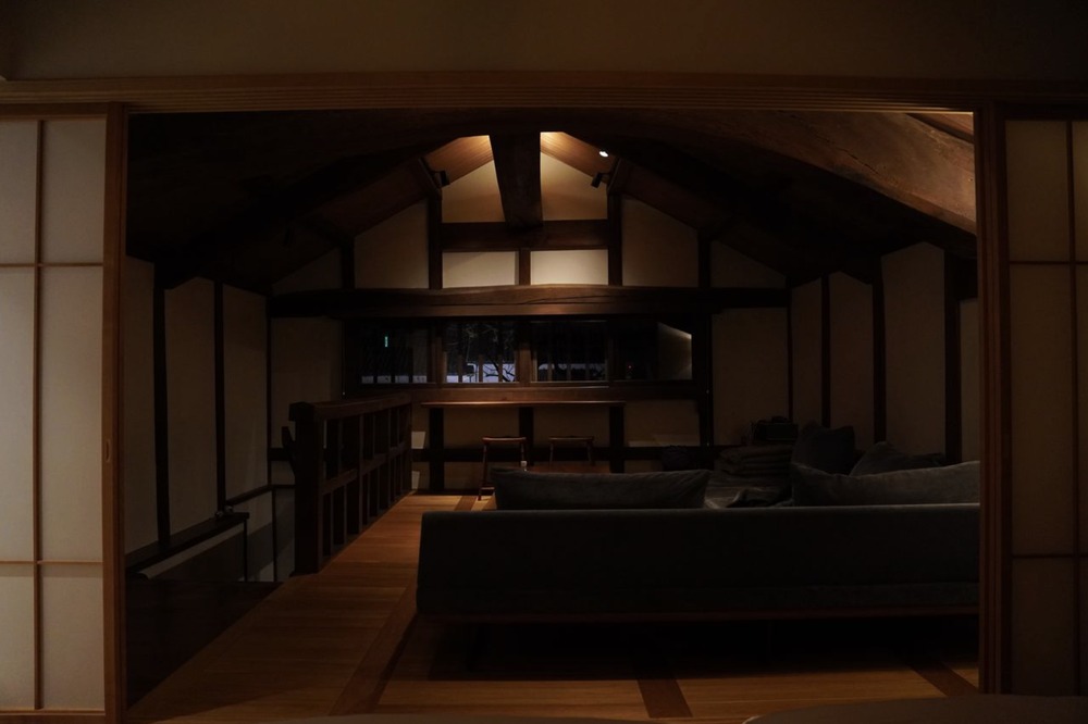 Canal-side inn lobby in Kurashiki