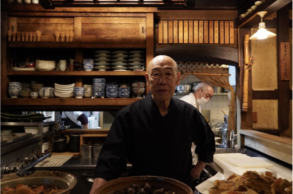 Chef at Shinsui izakaya in Kurashiki