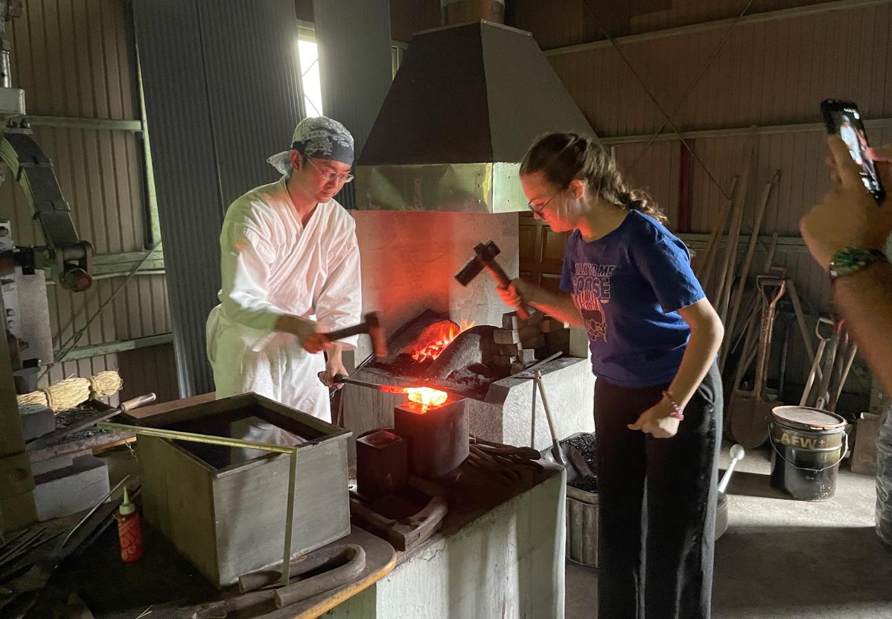 Katana Forging with a Licensed Swordsmith